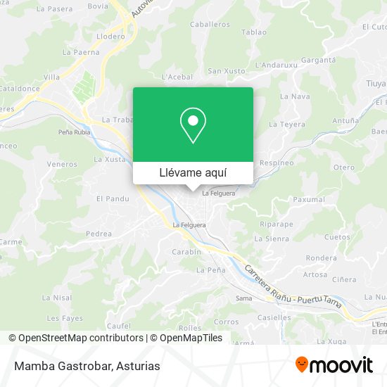 Mapa Mamba Gastrobar