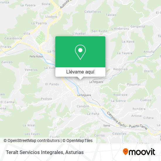 Mapa Teralt Servicios Integrales