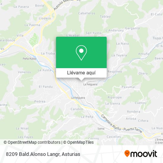 Mapa 8209 Bald.Alonso Langr