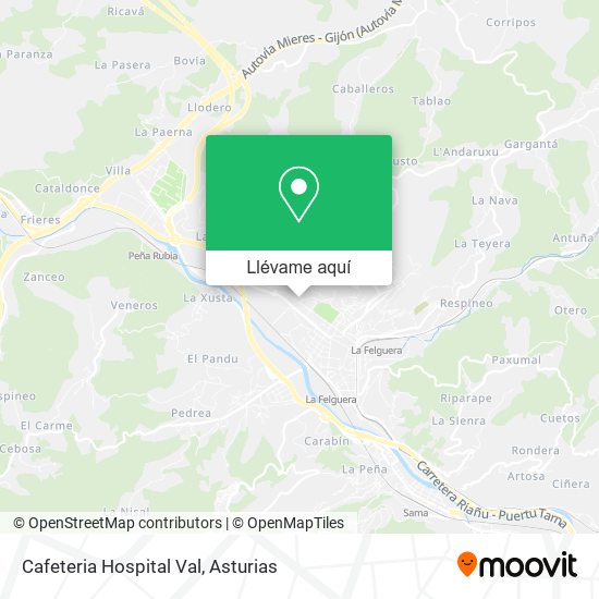 Mapa Cafeteria Hospital Val
