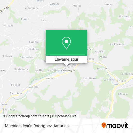 Mapa Muebles Jesús Rodríguez