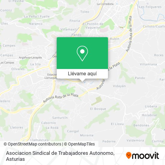 Mapa Asociacion Sindical de Trabajadores Autonomo