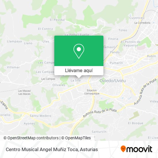 Mapa Centro Musical Angel Muñiz Toca