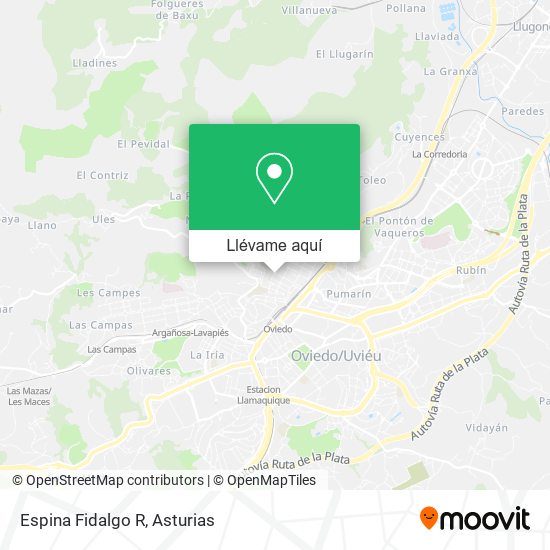 Mapa Espina Fidalgo R