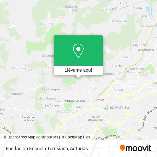 Mapa Fundacion Escuela Teresiana