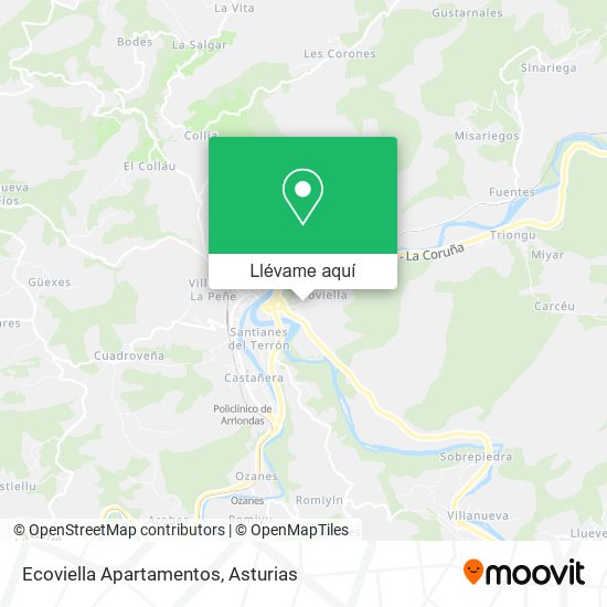 Mapa Ecoviella Apartamentos