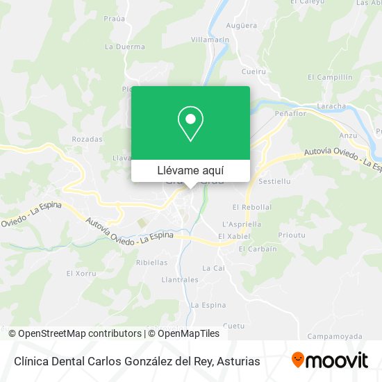 Mapa Clínica Dental Carlos González del Rey