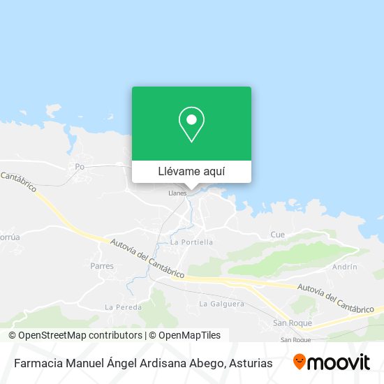 Mapa Farmacia Manuel Ángel Ardisana Abego