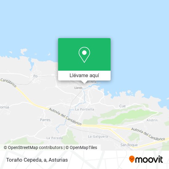 Mapa Toraño Cepeda, a