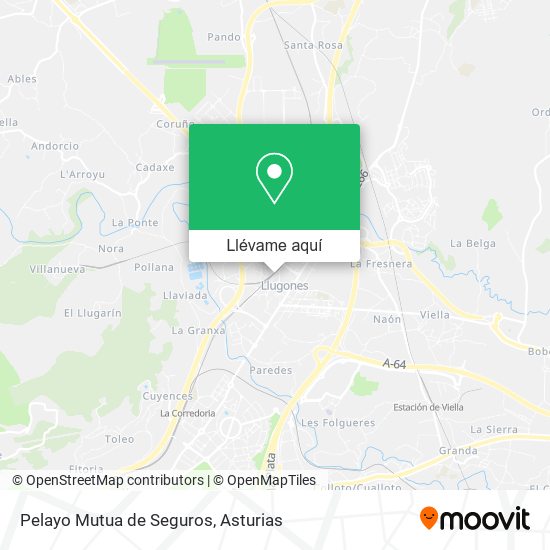 Mapa Pelayo Mutua de Seguros