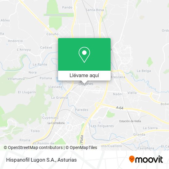 Mapa Hispanofil Lugon S.A.