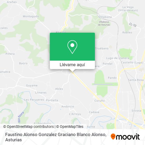 Mapa Faustino Alonso Gonzalez Graciano Blanco Alonso