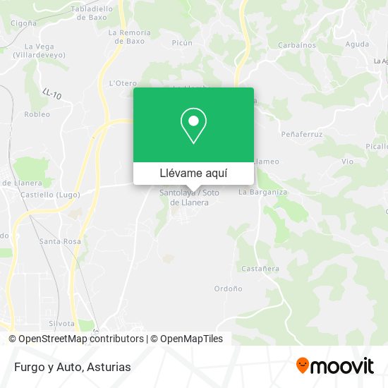 Mapa Furgo y Auto