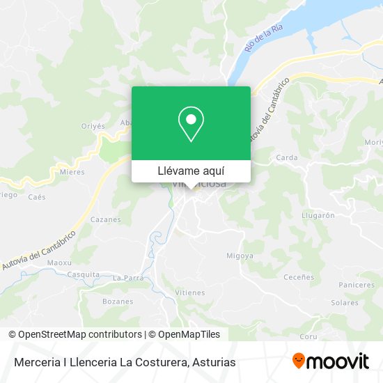 Mapa Merceria I Llenceria La Costurera
