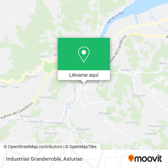 Mapa Industrias Granderroble