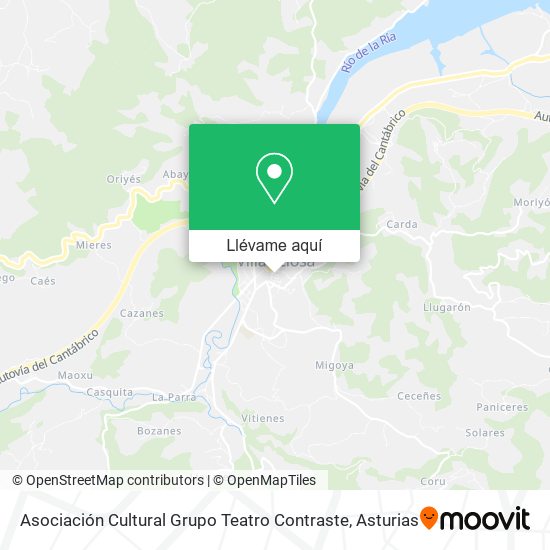 Mapa Asociación Cultural Grupo Teatro Contraste