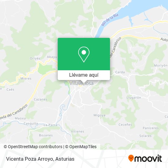 Mapa Vicenta Poza Arroyo