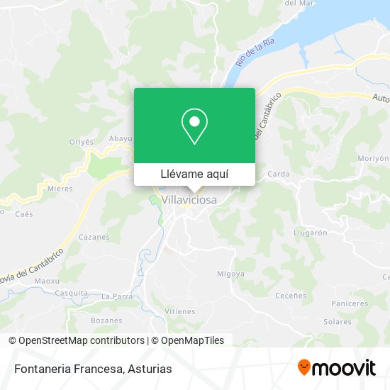 Mapa Fontaneria Francesa