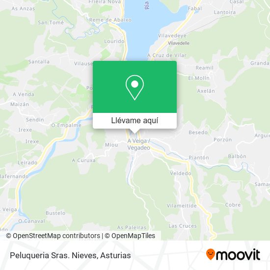 Mapa Peluqueria Sras. Nieves