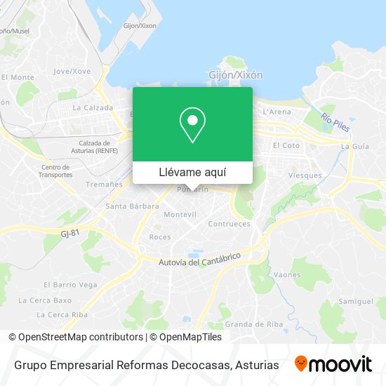 Mapa Grupo Empresarial Reformas Decocasas