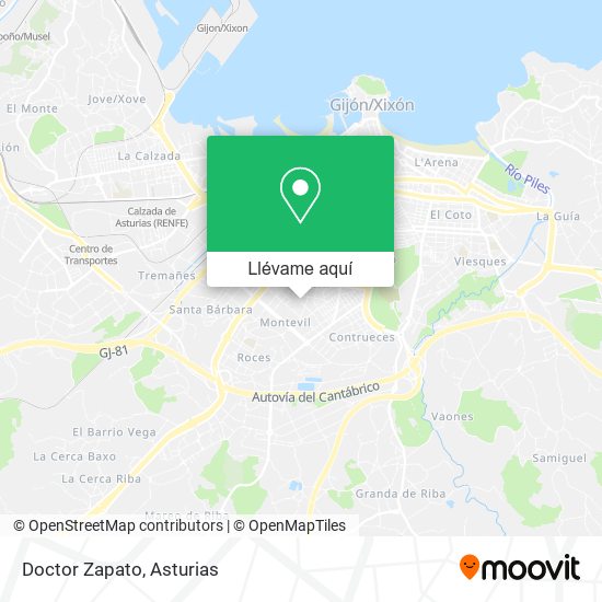 Mapa Doctor Zapato