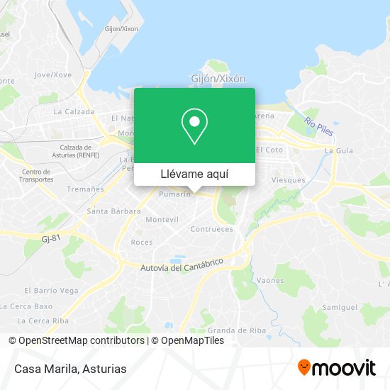 Mapa Casa Marila