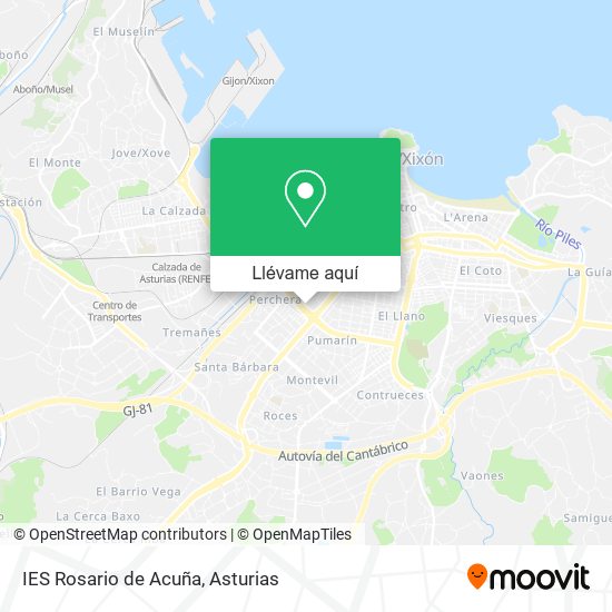Mapa IES Rosario de Acuña