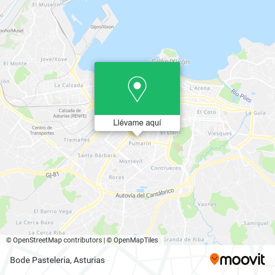 Mapa Bode Pasteleria