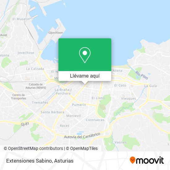 Mapa Extensiones Sabino