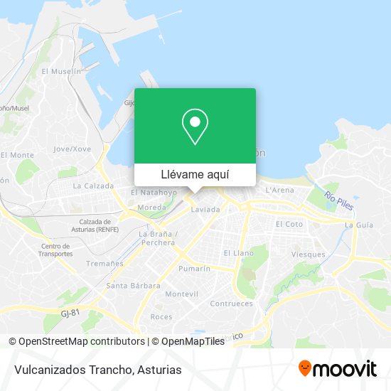 Mapa Vulcanizados Trancho
