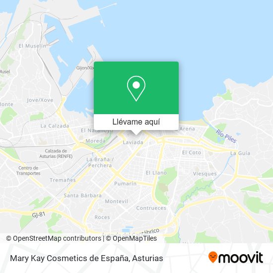 Mapa Mary Kay Cosmetics de España