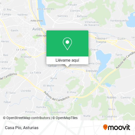 Mapa Casa Pío