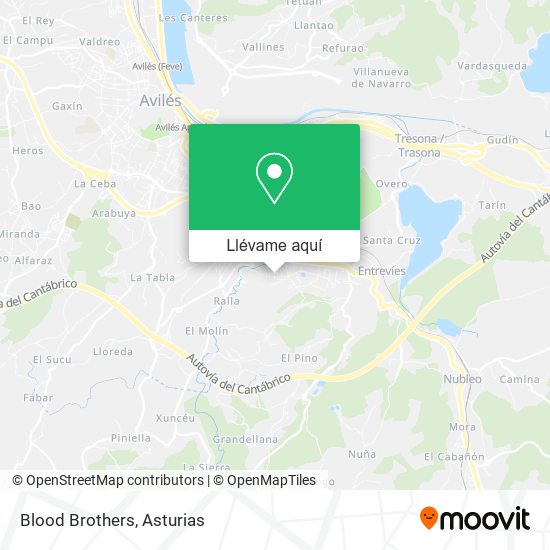 Mapa Blood Brothers