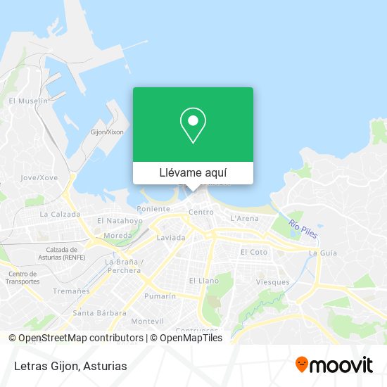 Mapa Letras Gijon