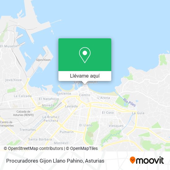 Mapa Procuradores Gijon Llano Pahino