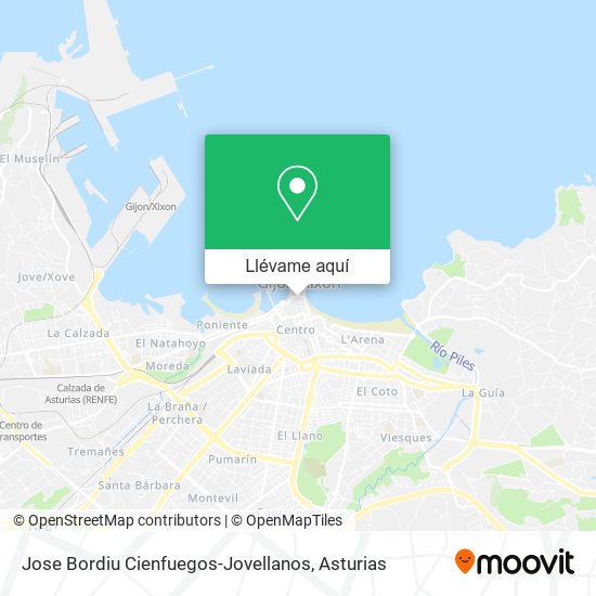 Mapa Jose Bordiu Cienfuegos-Jovellanos