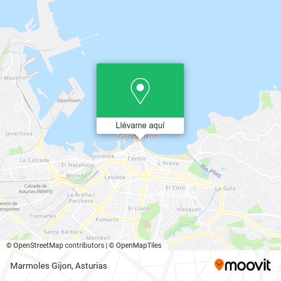Mapa Marmoles Gijon