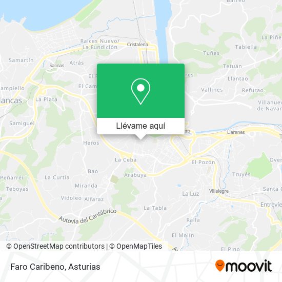 Mapa Faro Caribeno