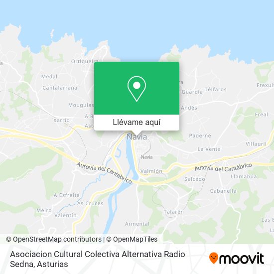 Mapa Asociacion Cultural Colectiva Alternativa Radio Sedna