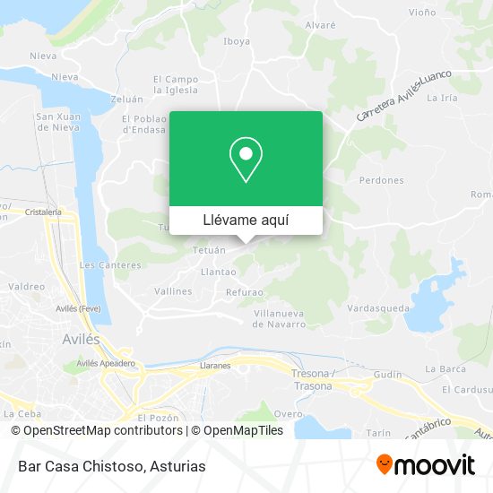 Mapa Bar Casa Chistoso
