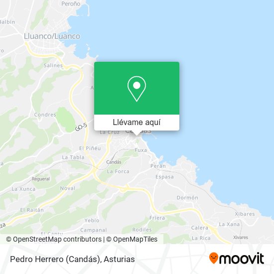 Mapa Pedro Herrero (Candás)