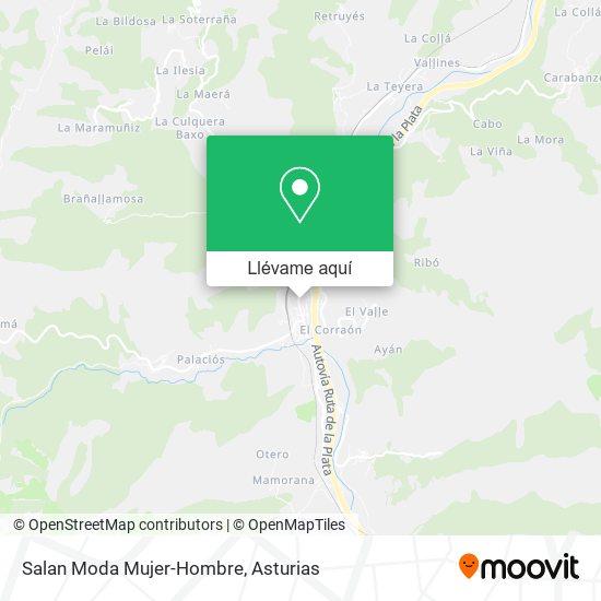 Mapa Salan Moda Mujer-Hombre