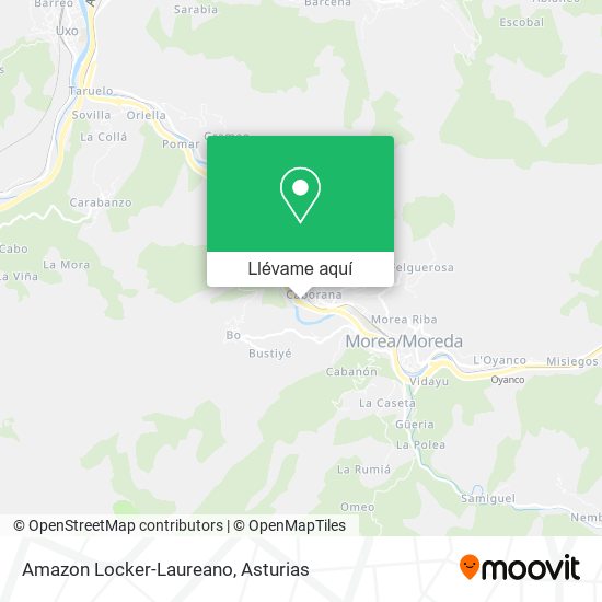 Mapa Amazon Locker-Laureano