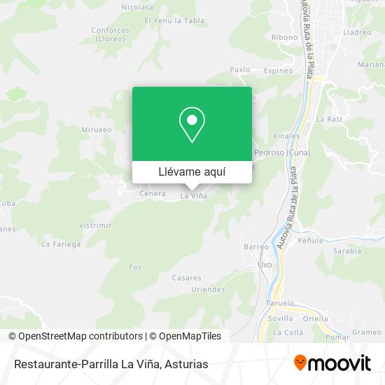 Mapa Restaurante-Parrilla La Viña