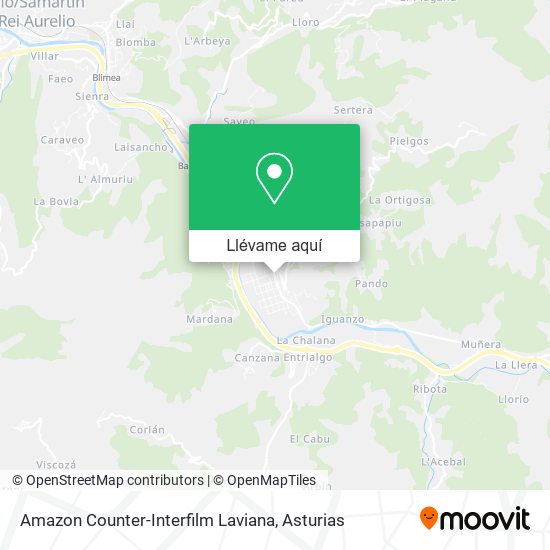 Mapa Amazon Counter-Interfilm Laviana