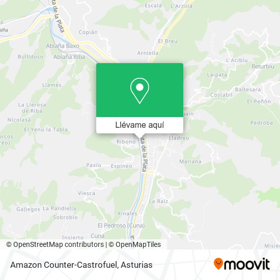 Mapa Amazon Counter-Castrofuel