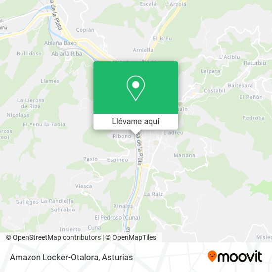 Mapa Amazon Locker-Otalora