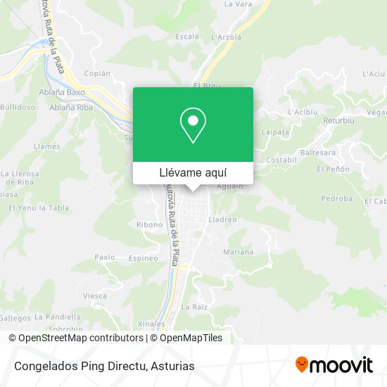 Mapa Congelados Ping Directu