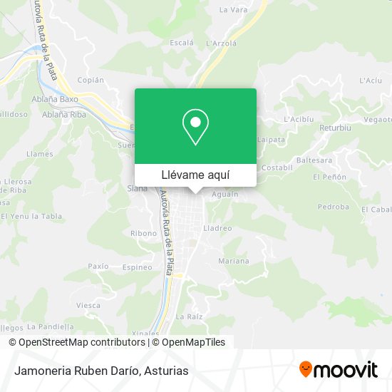 Mapa Jamoneria Ruben Darío