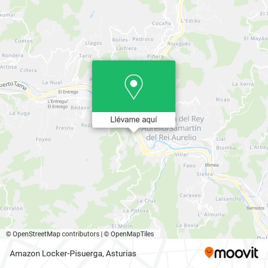 Mapa Amazon Locker-Pisuerga